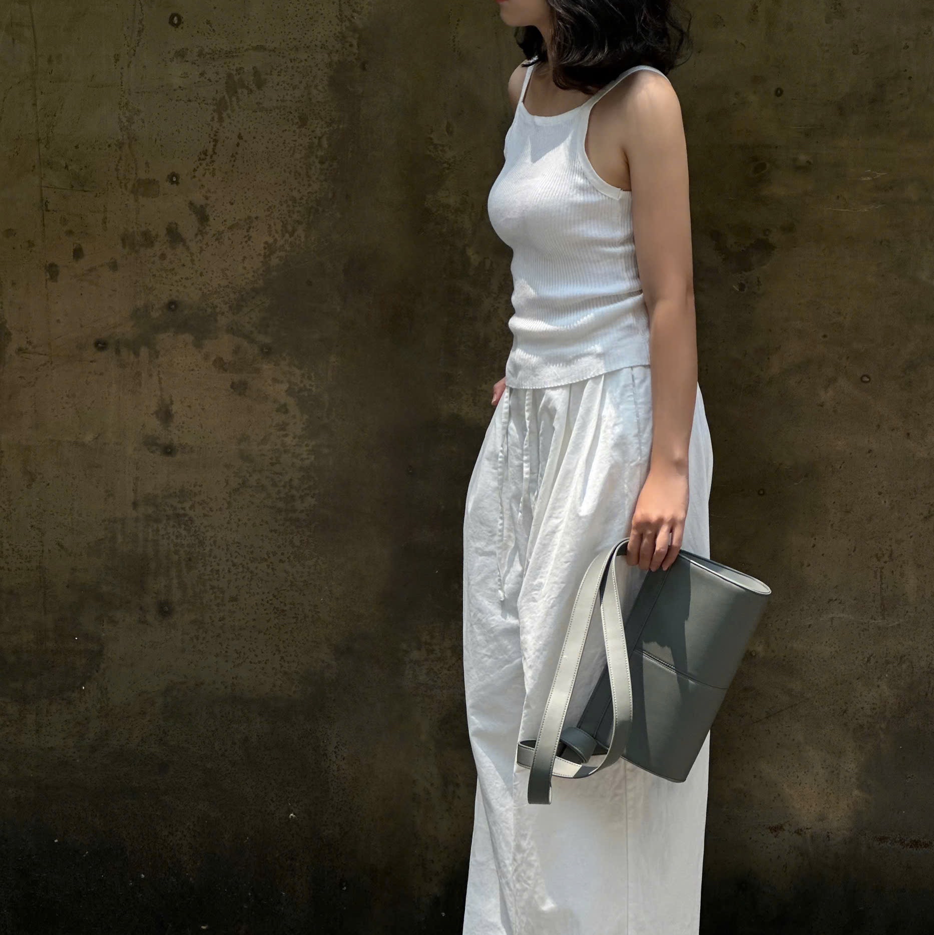 [L’FEMME] Noue Bag — Ocean Grey / สีเทาโอเชียน — 2