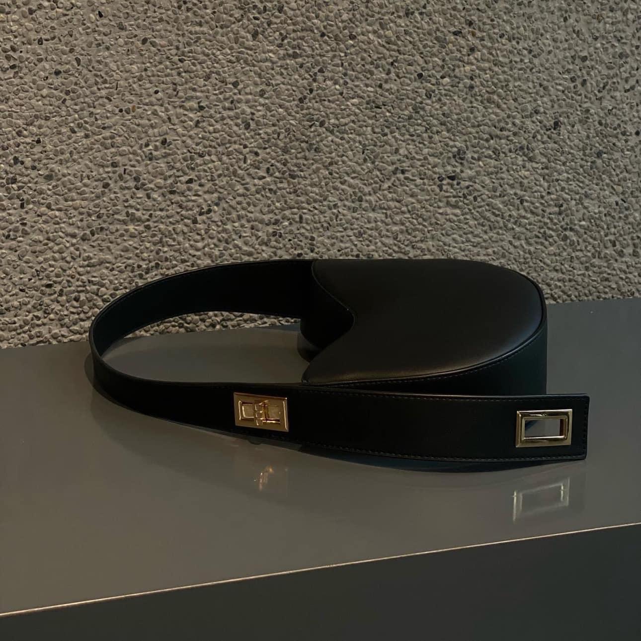 [L’FEMME] Tulipe Bag — Black / สีดำ — 4