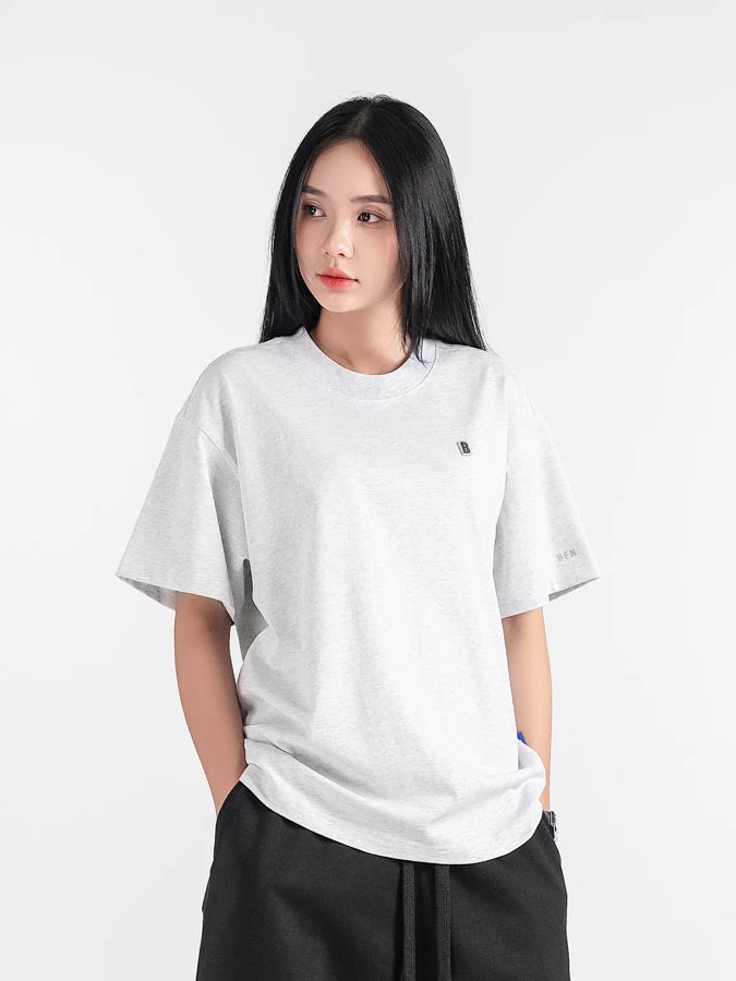 เสื้อยืดคอกลม ปักโลโก้ BFN ผ้าคอตตอน 100% — 6