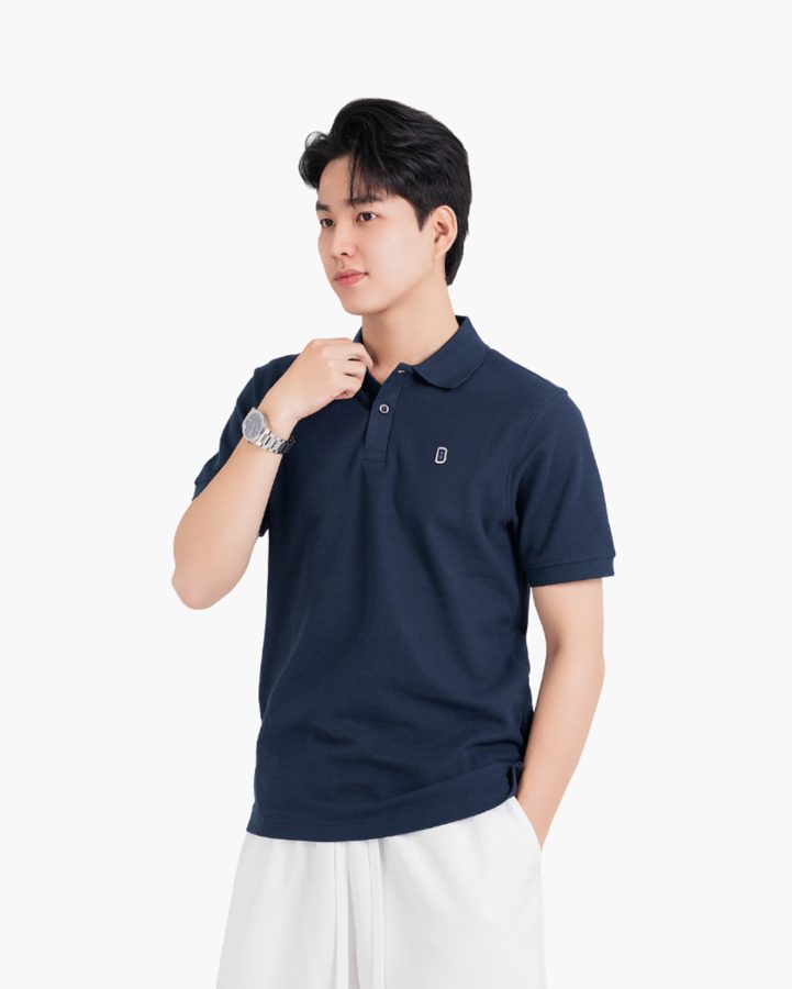 เสื้อโปโลปักโลโก้ BFN ผ้าปิเก้คอตตอน — 9