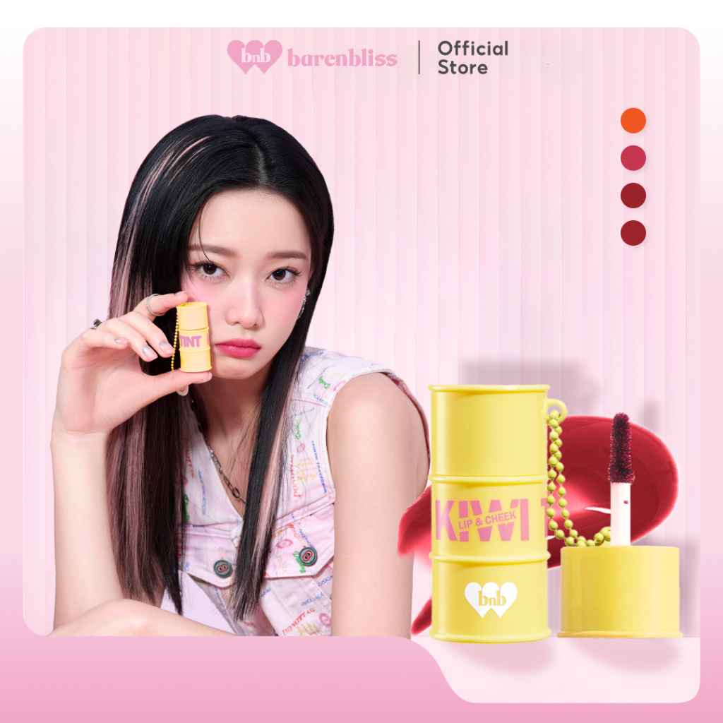 Barenbloom ทินท์ลิปแอนด์ชีค Kiwi Tin Tint ใช้ทาปากและแก้ม ติดทน 12 ชม. 4 สี — 6