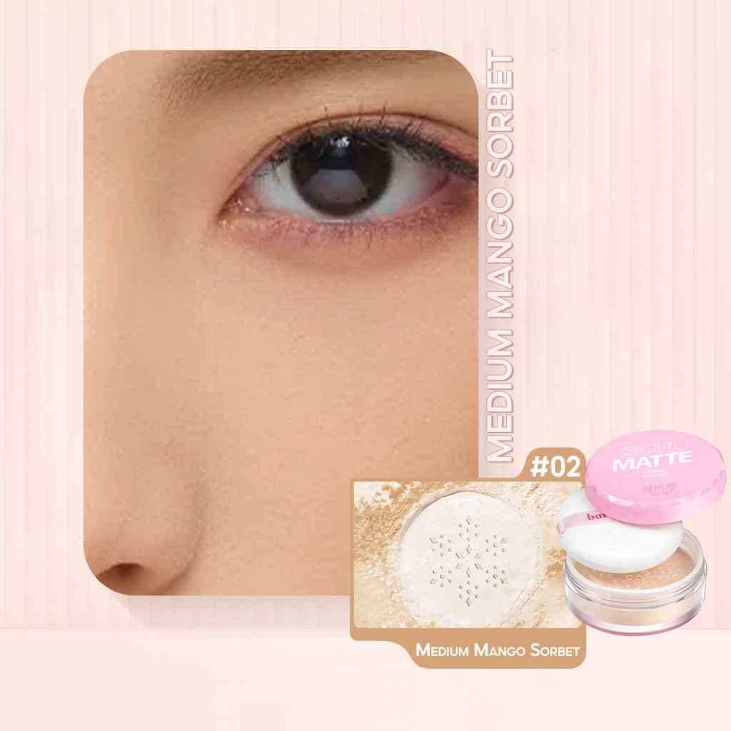 Barenbloom แป้งฝุ่นคุมมัน Soul-Matte Loose Powder SPF45 PA+++ เนื้อบางเบา กันน้ำ 6.8g — 3