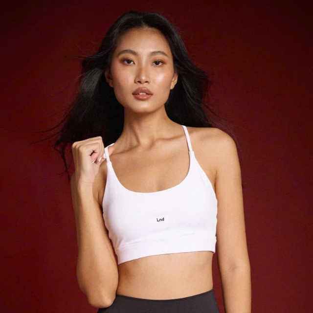 Lady Block สปอร์ตบรา Suki สายไขว้หลัง 2 ชั้น มีฟองน้ำถอดได้ ใส่ยิม โยคะ พิลาทิส — 7