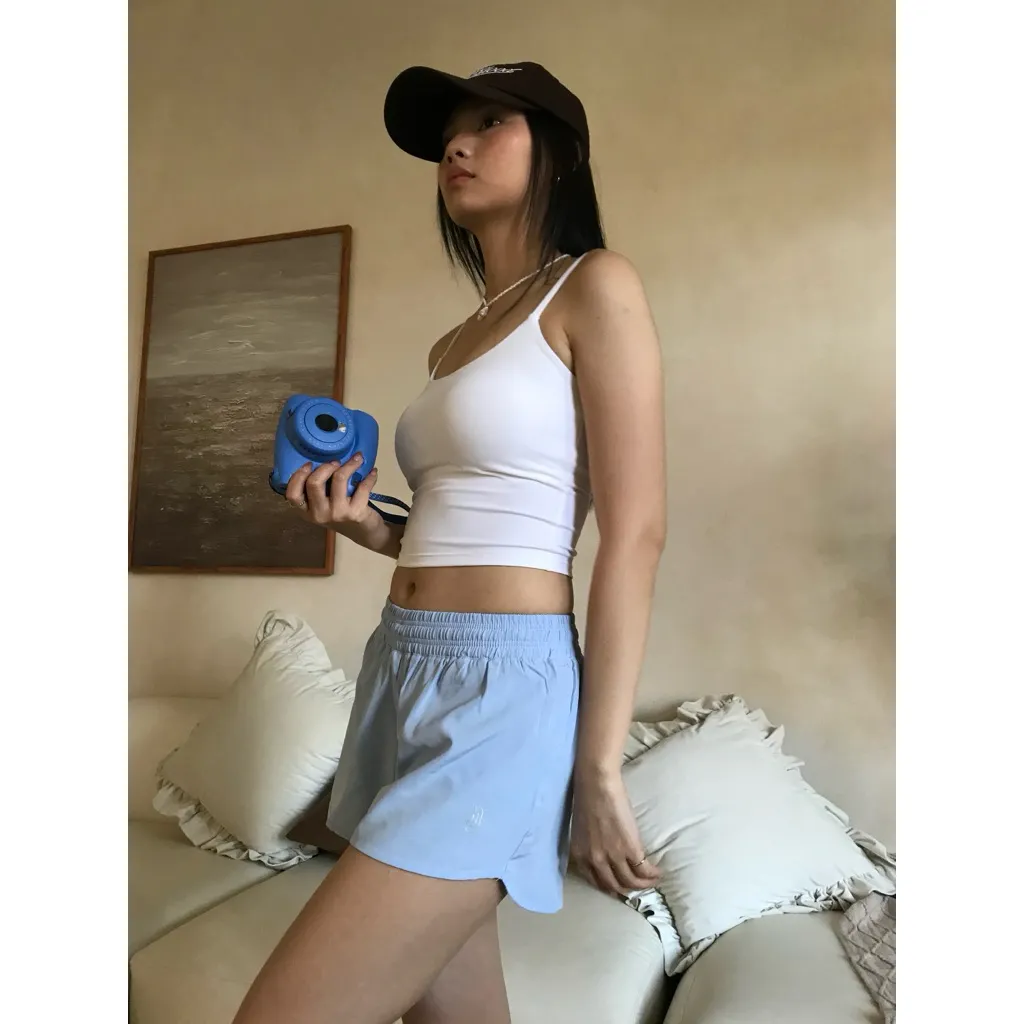 Lady Block กางเกงวิ่งขาสั้น Quick-dry ผ้าแห้งไว ระบายอากาศ มีซับในกันโป๊ — 5