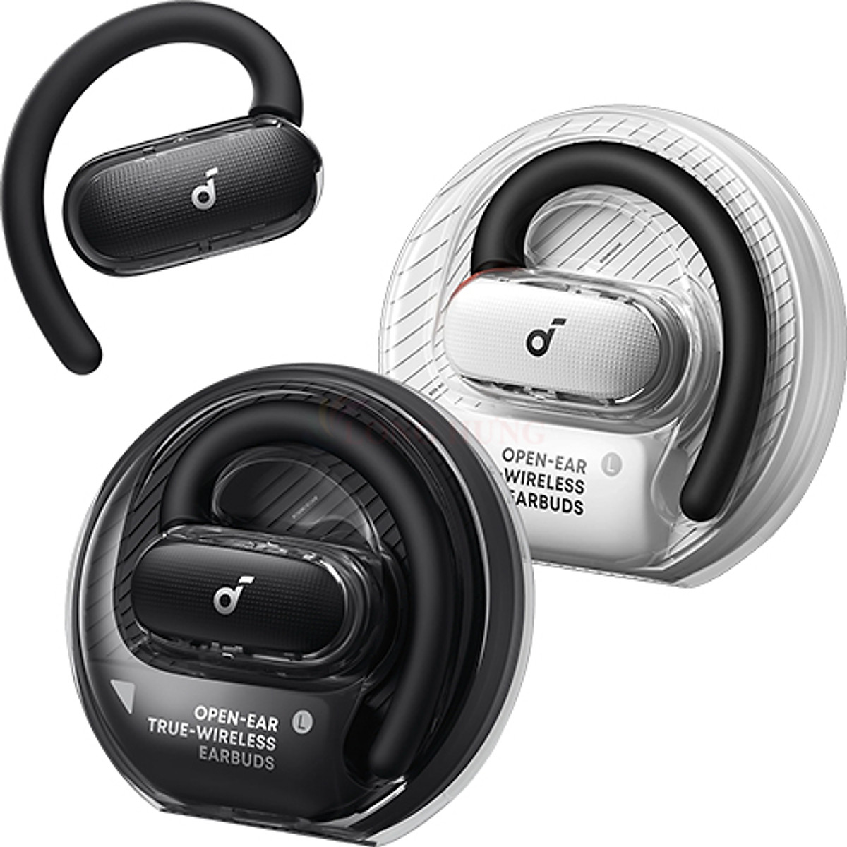 Soundcor V40X หูฟังไร้สายแบบเปิดหู Open-Ear ตะขอคล้องหู ไมค์ AI 4 ตัว กันน้ำ IP55 — 2