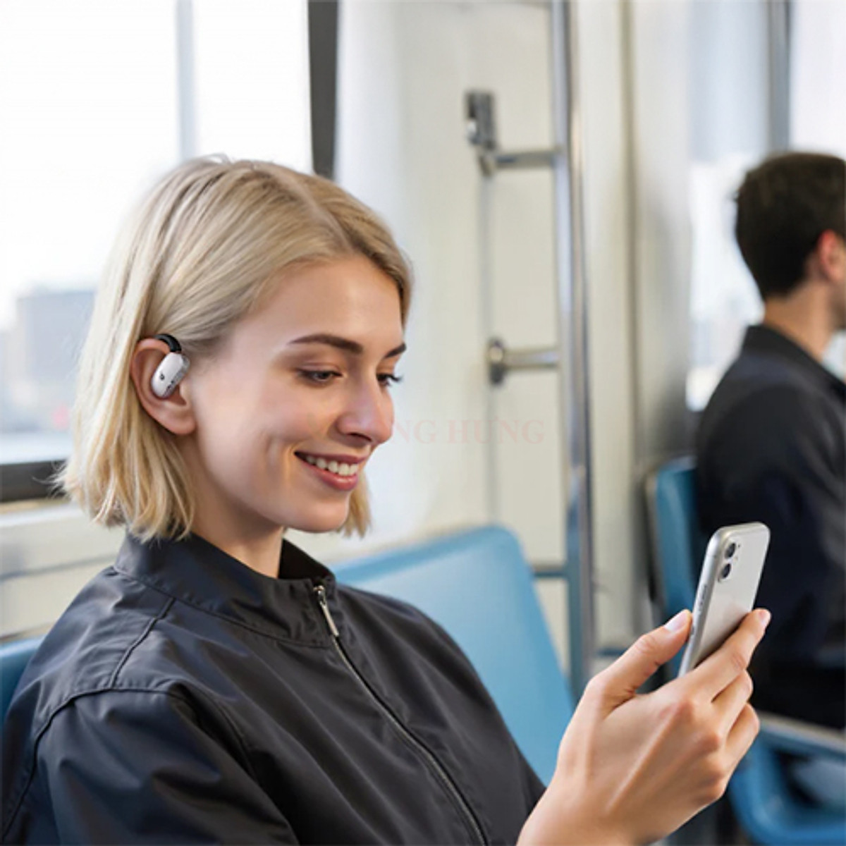 Soundcor V40X หูฟังไร้สายแบบเปิดหู Open-Ear ตะขอคล้องหู ไมค์ AI 4 ตัว กันน้ำ IP55 — 6