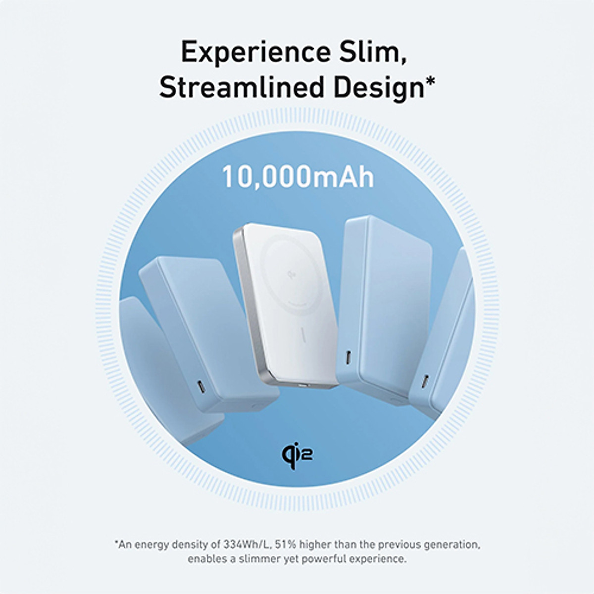 Ankor MagGo Slim 10000mAh พาวเวอร์แบงค์แม่เหล็กชาร์จไร้สาย 15W Qi2 ชาร์จเร็ว USB-C 30W — 6