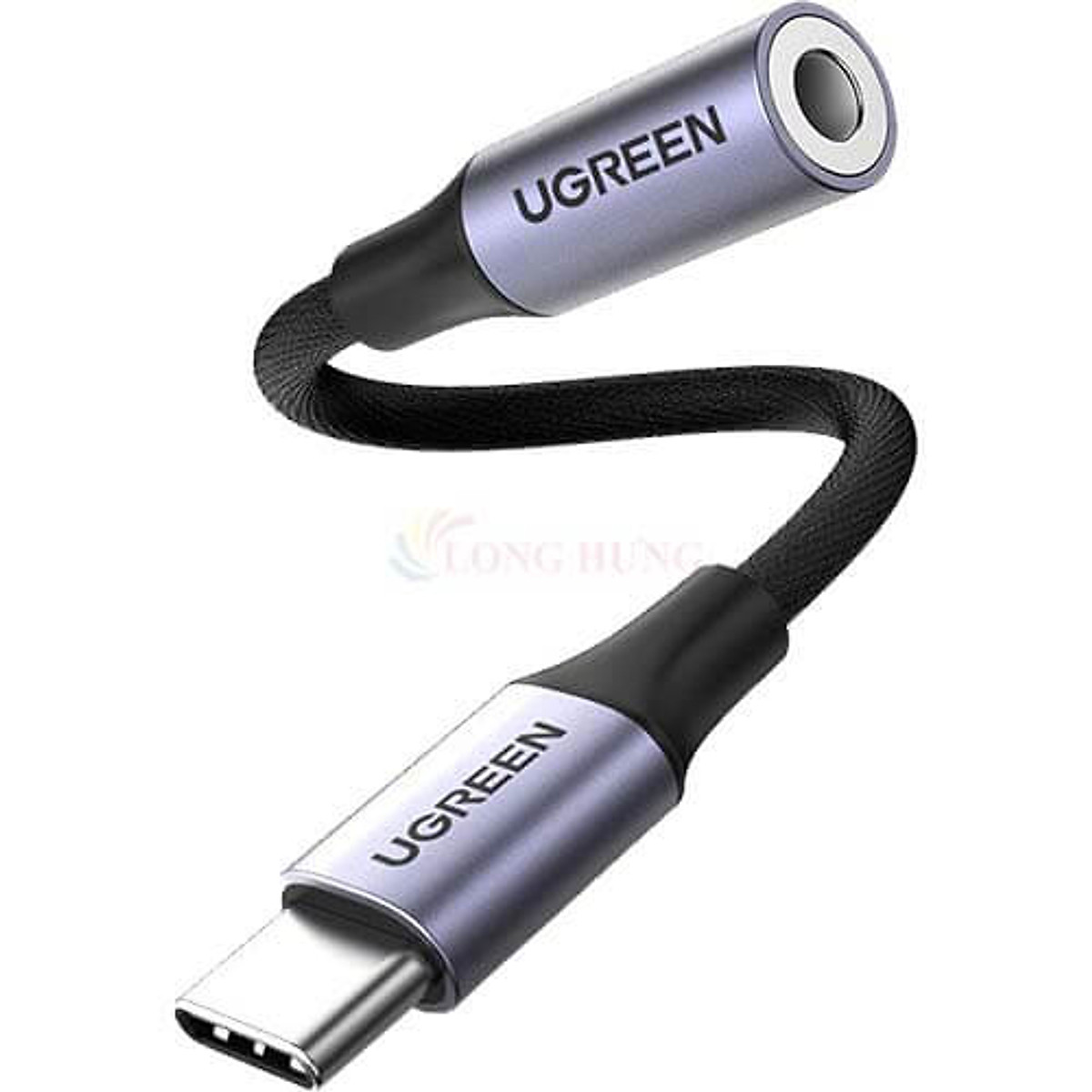 Ugrin AV16 อะแดปเตอร์แปลง USB-C เป็นแจ็คหูฟัง 3.5 มม. รองรับไมค์ ปรับเสียงได้ เสียง Hi-Fi