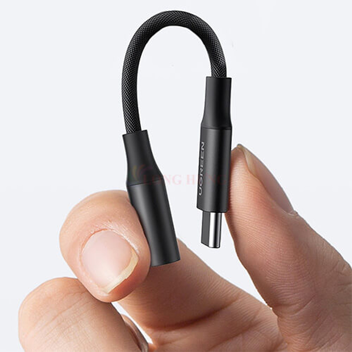 Ugrin AV16 อะแดปเตอร์แปลง USB-C เป็นแจ็คหูฟัง 3.5 มม. รองรับไมค์ ปรับเสียงได้ เสียง Hi-Fi — 3