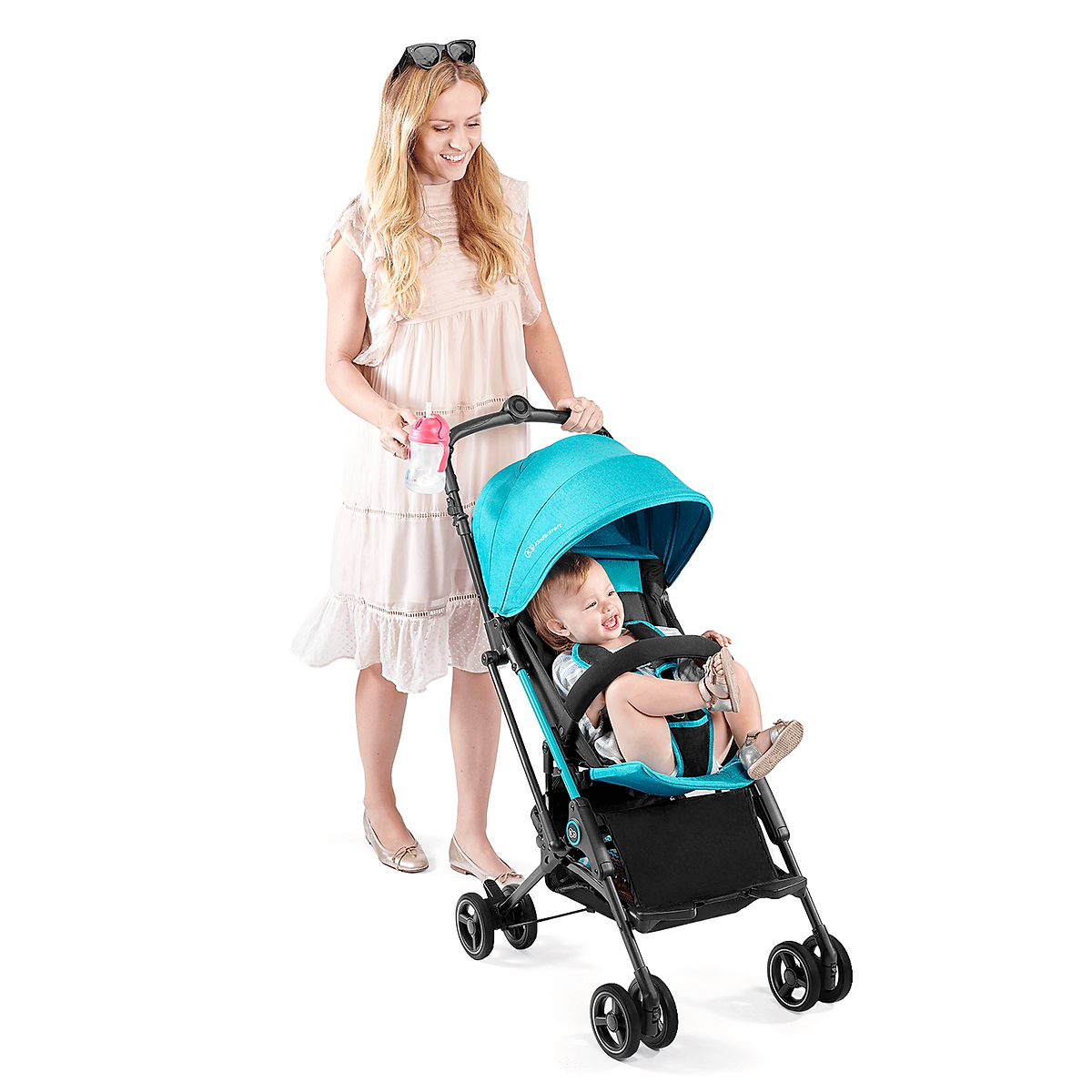 Kindercraft MiniDash S รถเข็นเด็กพับเล็กพิเศษ น้ำหนักเบา 5.6 กก. ขึ้นเครื่องบินได้ — 5