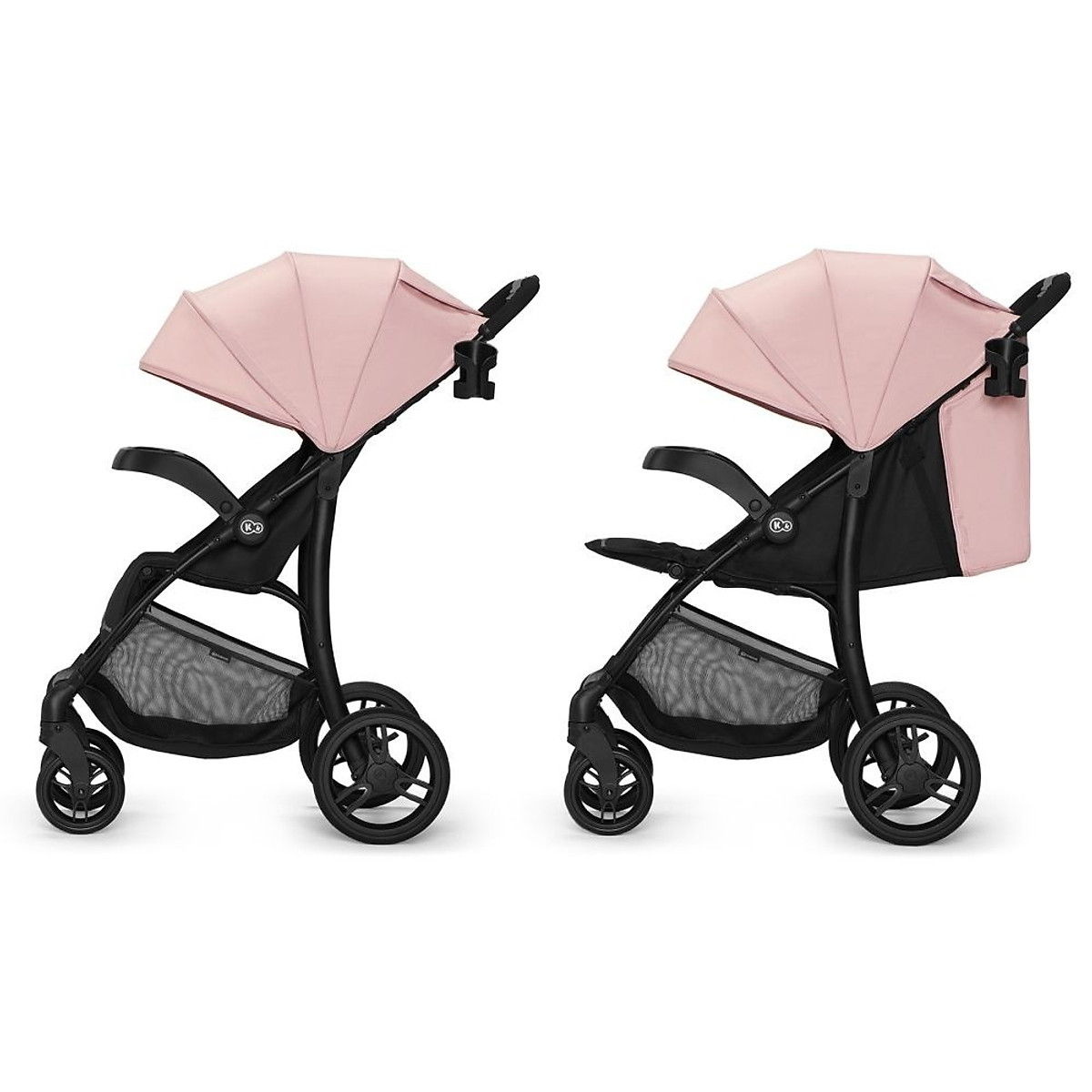 Kindercraft Cruiser Plus รถเข็นเด็กที่นั่งกว้าง หลังคาใหญ่ ปรับเอนนอนได้ พับมือเดียว — 3