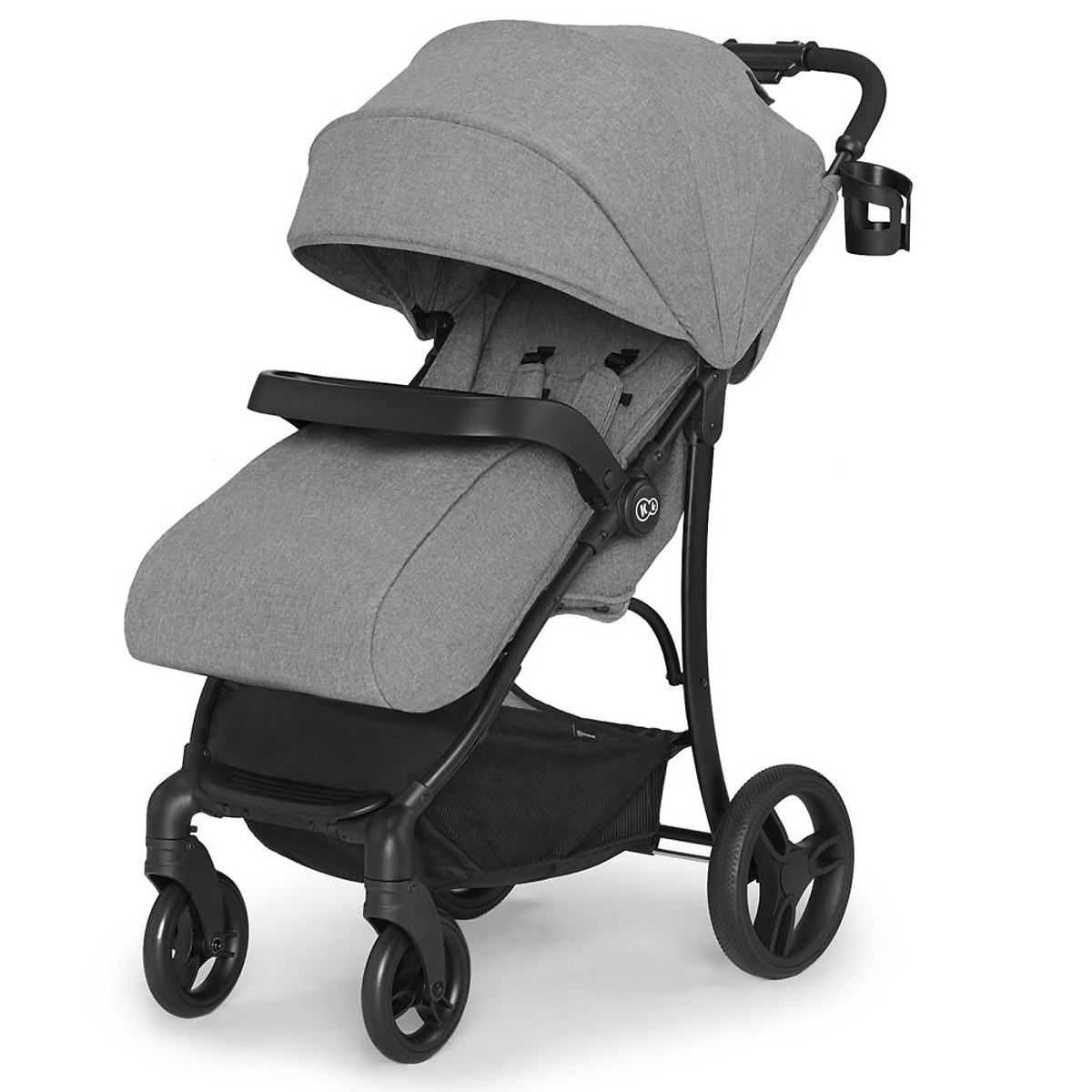 Kindercraft Cruiser Plus รถเข็นเด็กที่นั่งกว้าง หลังคาใหญ่ ปรับเอนนอนได้ พับมือเดียว — 7