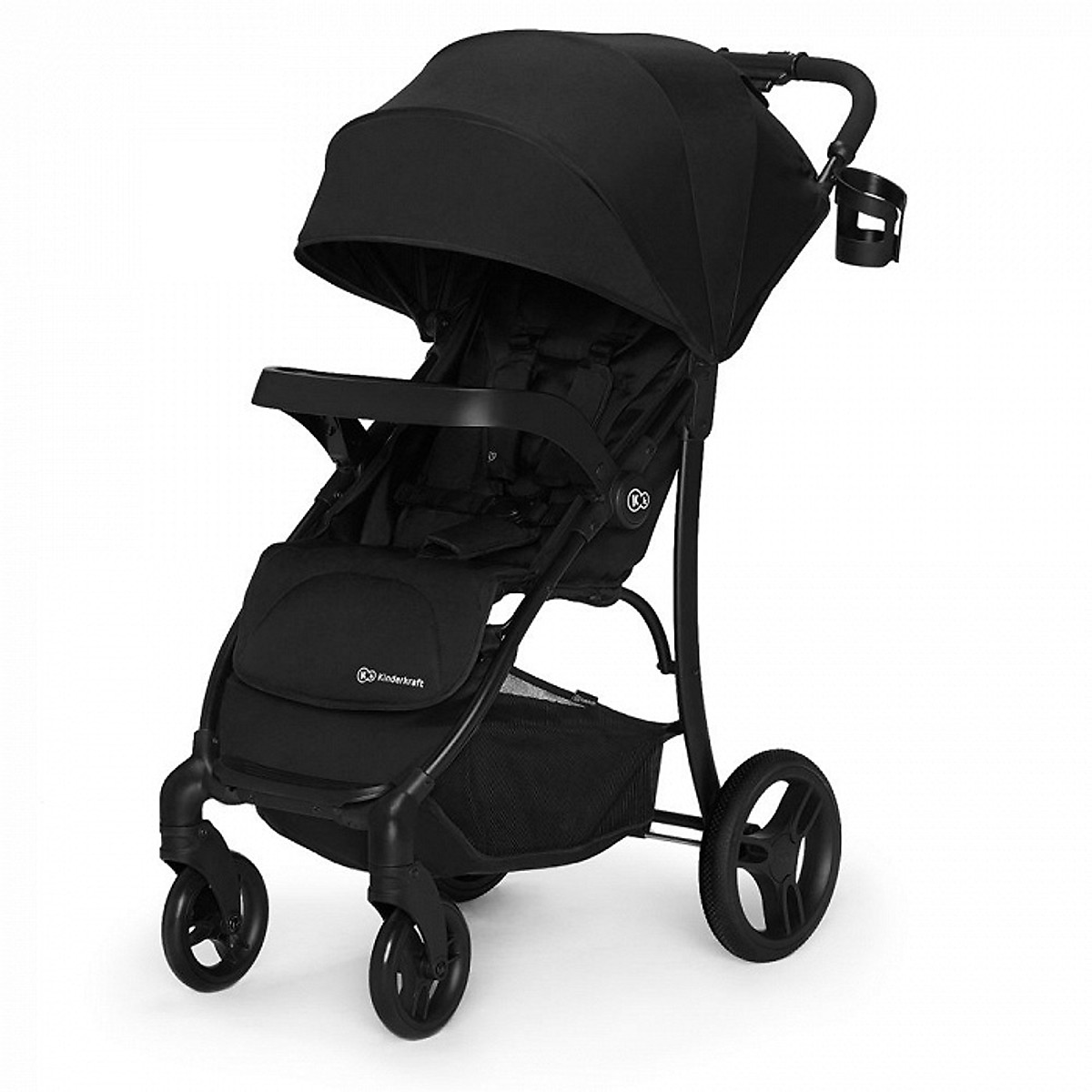 Kindercraft Cruiser Plus รถเข็นเด็กที่นั่งกว้าง หลังคาใหญ่ ปรับเอนนอนได้ พับมือเดียว — 8