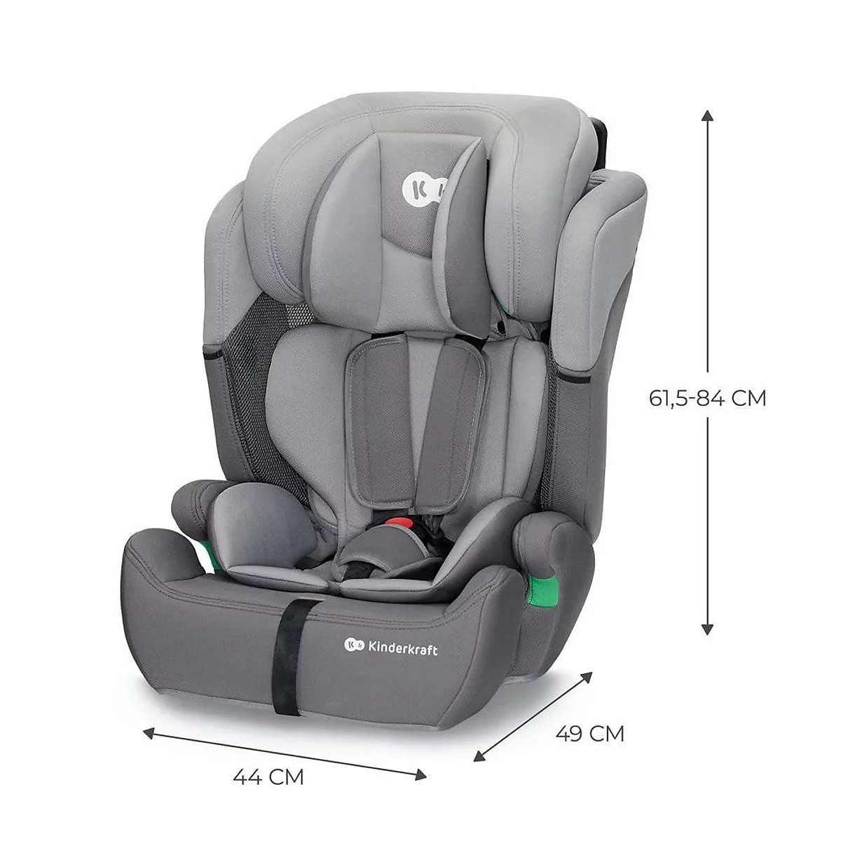 Kindercraft Comfort Up2 i-Size คาร์ซีทเด็กโต 76-150 ซม. ปรับหัวและสายรัดพร้อมกัน 11 ระดับ — 5