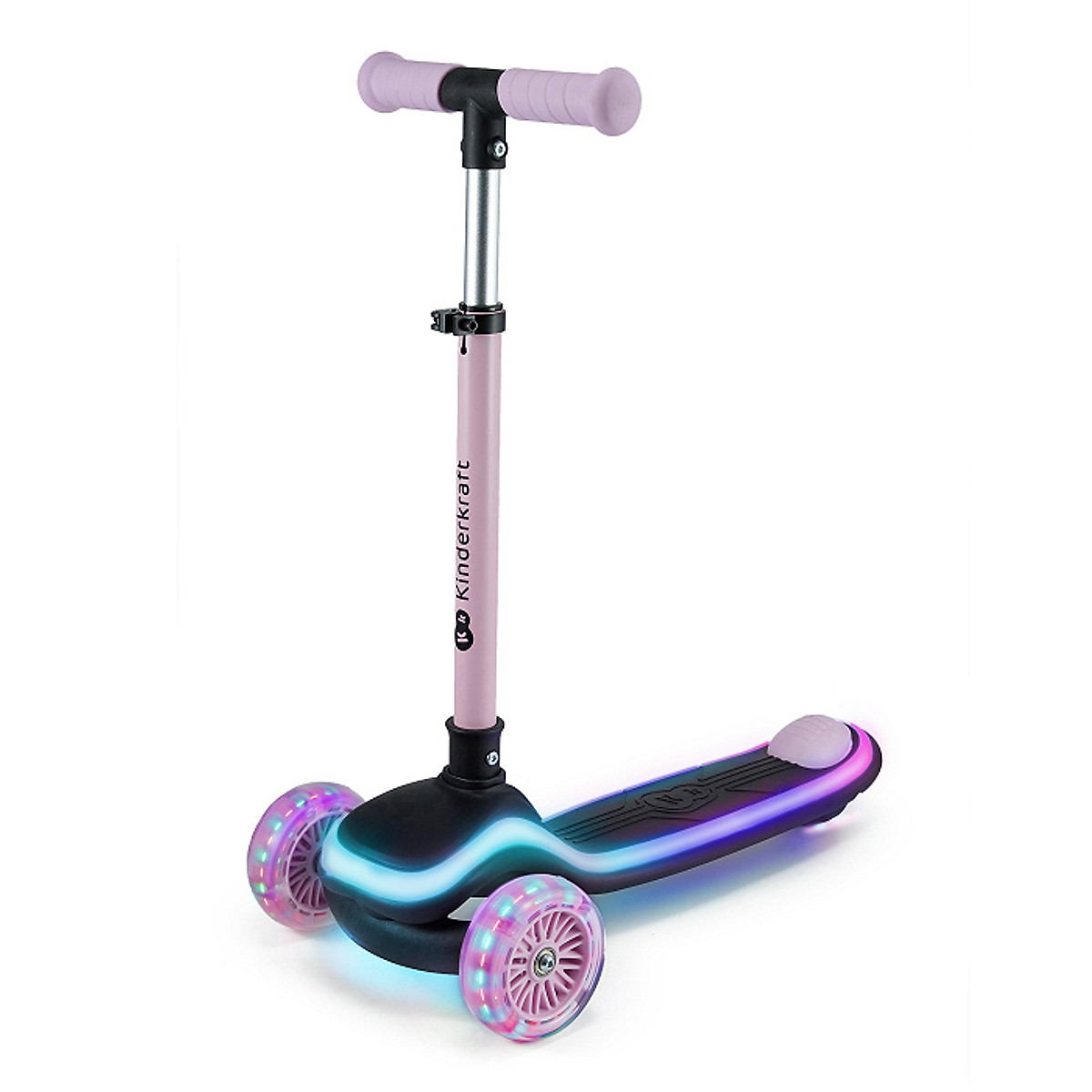 Kindercraft Raketa สกูตเตอร์ 3 ล้อมีไฟ LED เด็ก 2 ขวบขึ้นไป พับได้ ปรับความสูงได้ — 2