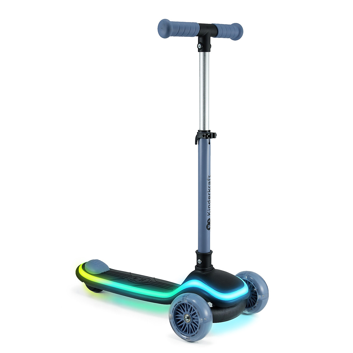 Kindercraft Raketa สกูตเตอร์ 3 ล้อมีไฟ LED เด็ก 2 ขวบขึ้นไป พับได้ ปรับความสูงได้ — 6