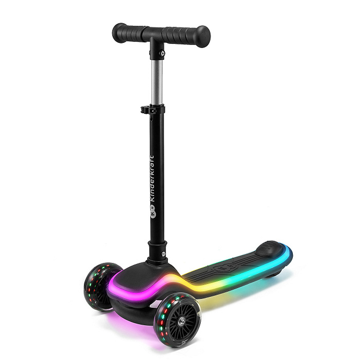 Kindercraft Raketa สกูตเตอร์ 3 ล้อมีไฟ LED เด็ก 2 ขวบขึ้นไป พับได้ ปรับความสูงได้ — 8