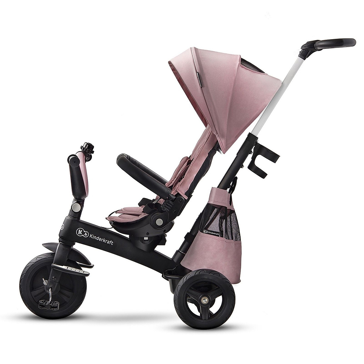 Kindercraft EasyTwirl จักรยานสามล้อเด็ก 5in1 ที่นั่งหมุนได้ 360 องศา หลังคากันแดด UPF 50+ — 3