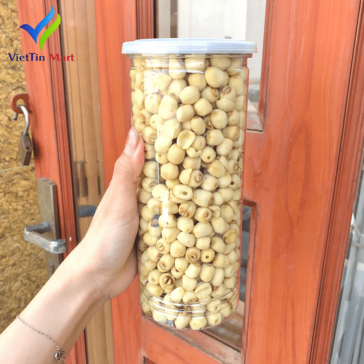 TinTin Select เมล็ดบัวอบกรอบ ทั้งเมล็ด กระปุก 250 / 500 กรัม ขนมธัญพืชกรอบมัน — 8