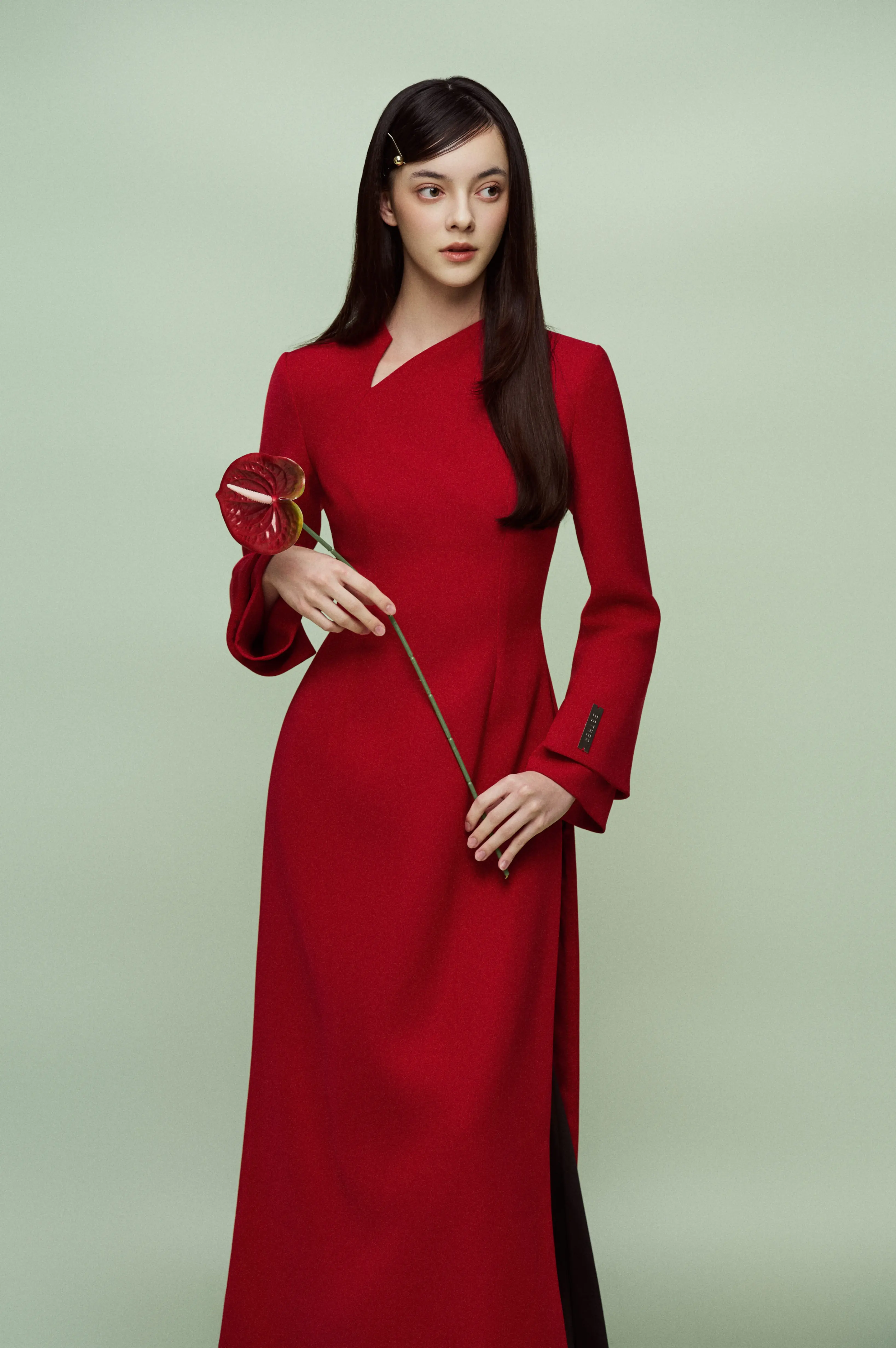Fany Ao Dai — ชุดอ๊าวหญ่ายสีแดง ลุคเทศกาล — 2