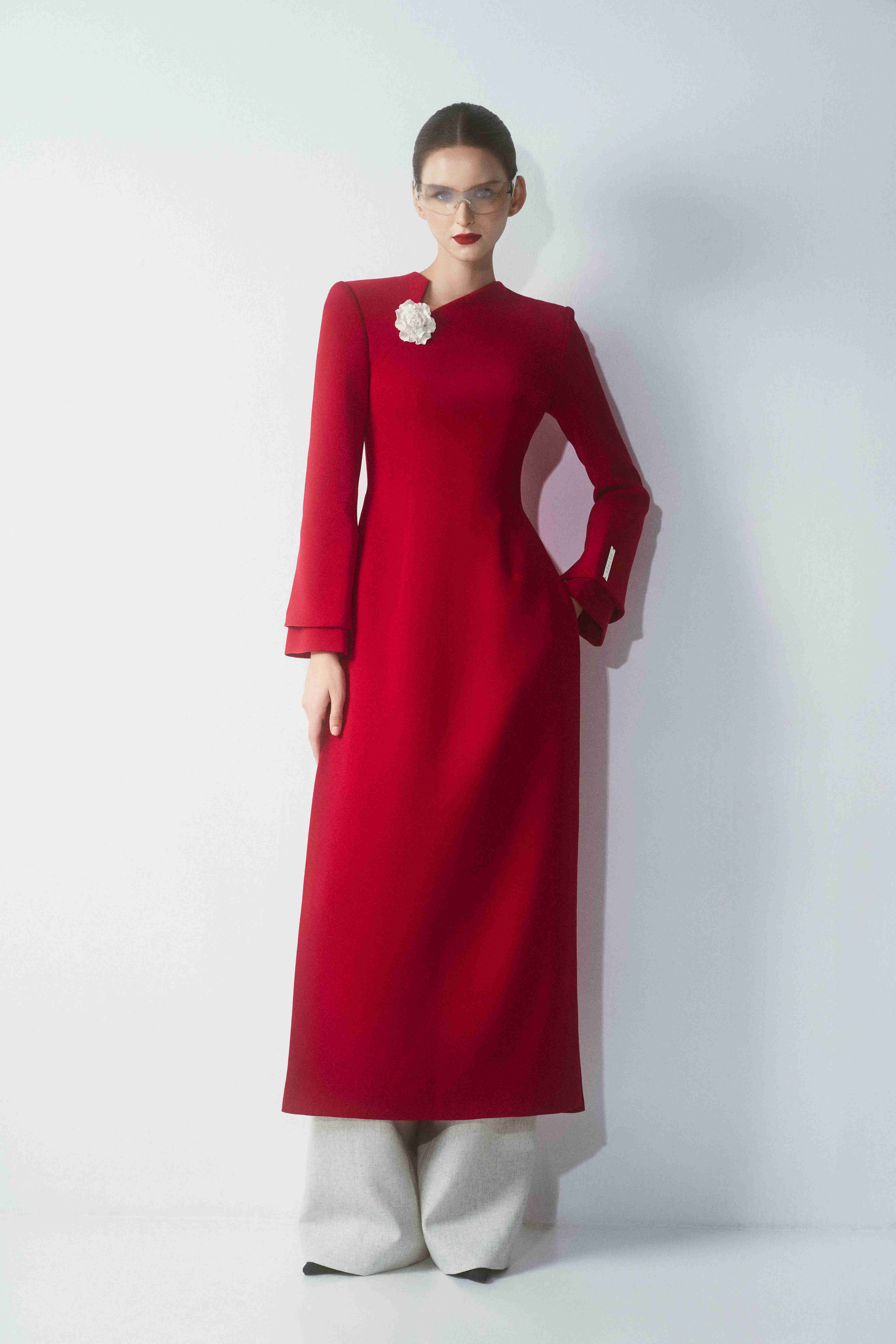 Fany Ao Dai — ชุดอ๊าวหญ่ายสีแดง ลุคเทศกาล — 3