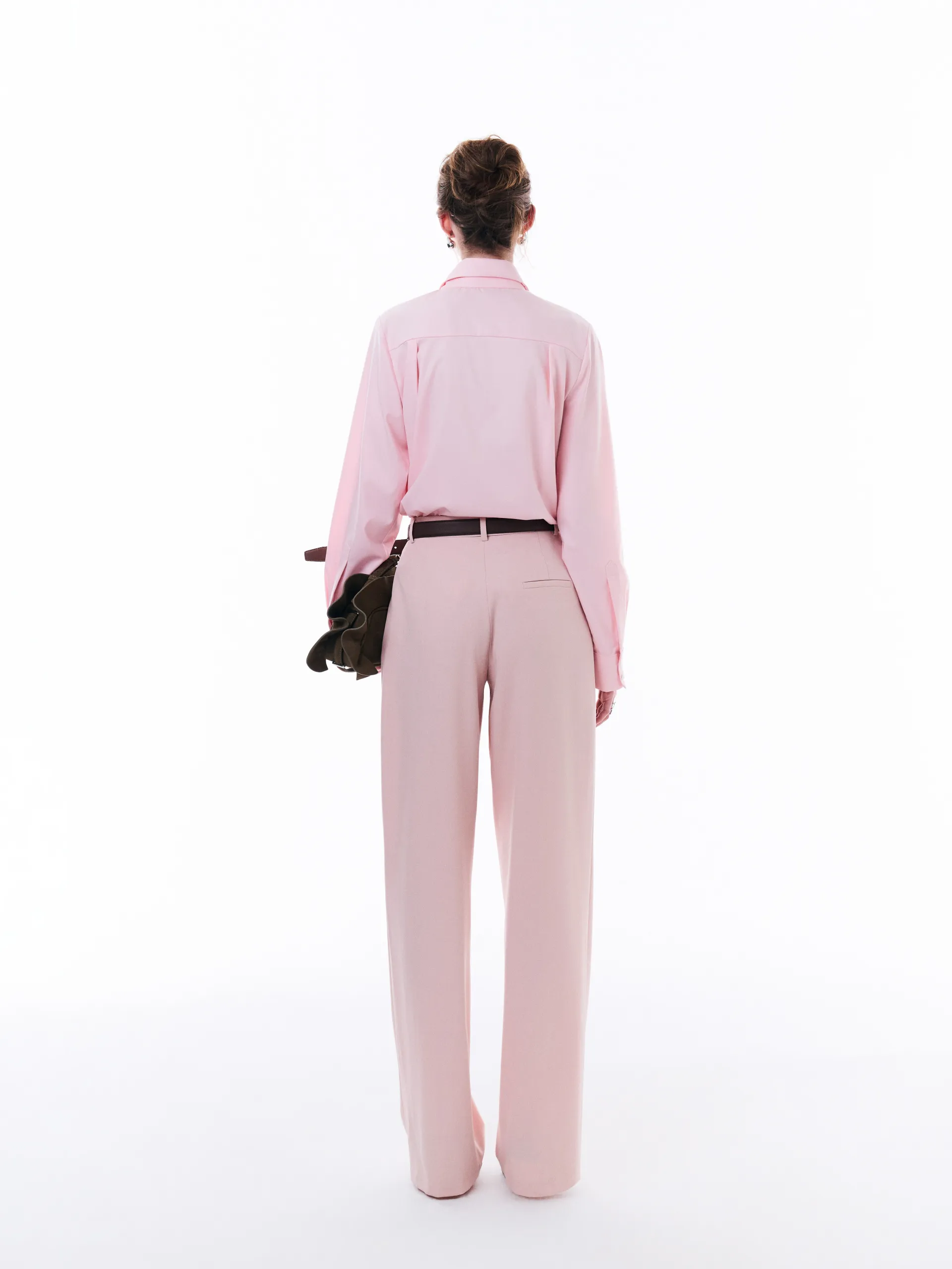 Axis Pants Pink Marshmallow — กางเกงเอวต่ำ สีชมพูมาร์ชเมลโล — 2