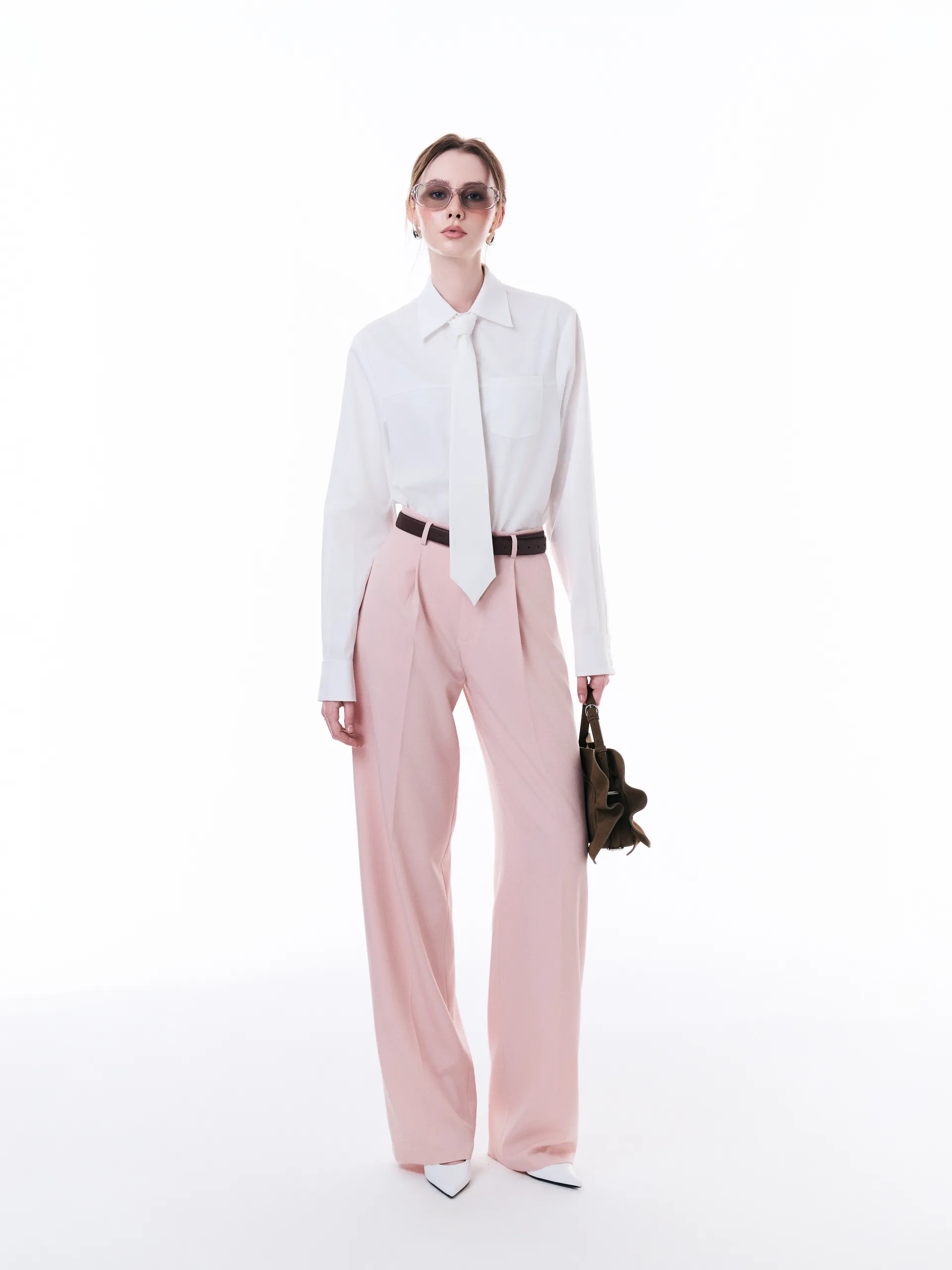 Axis Pants Pink Marshmallow — กางเกงเอวต่ำ สีชมพูมาร์ชเมลโล — 3
