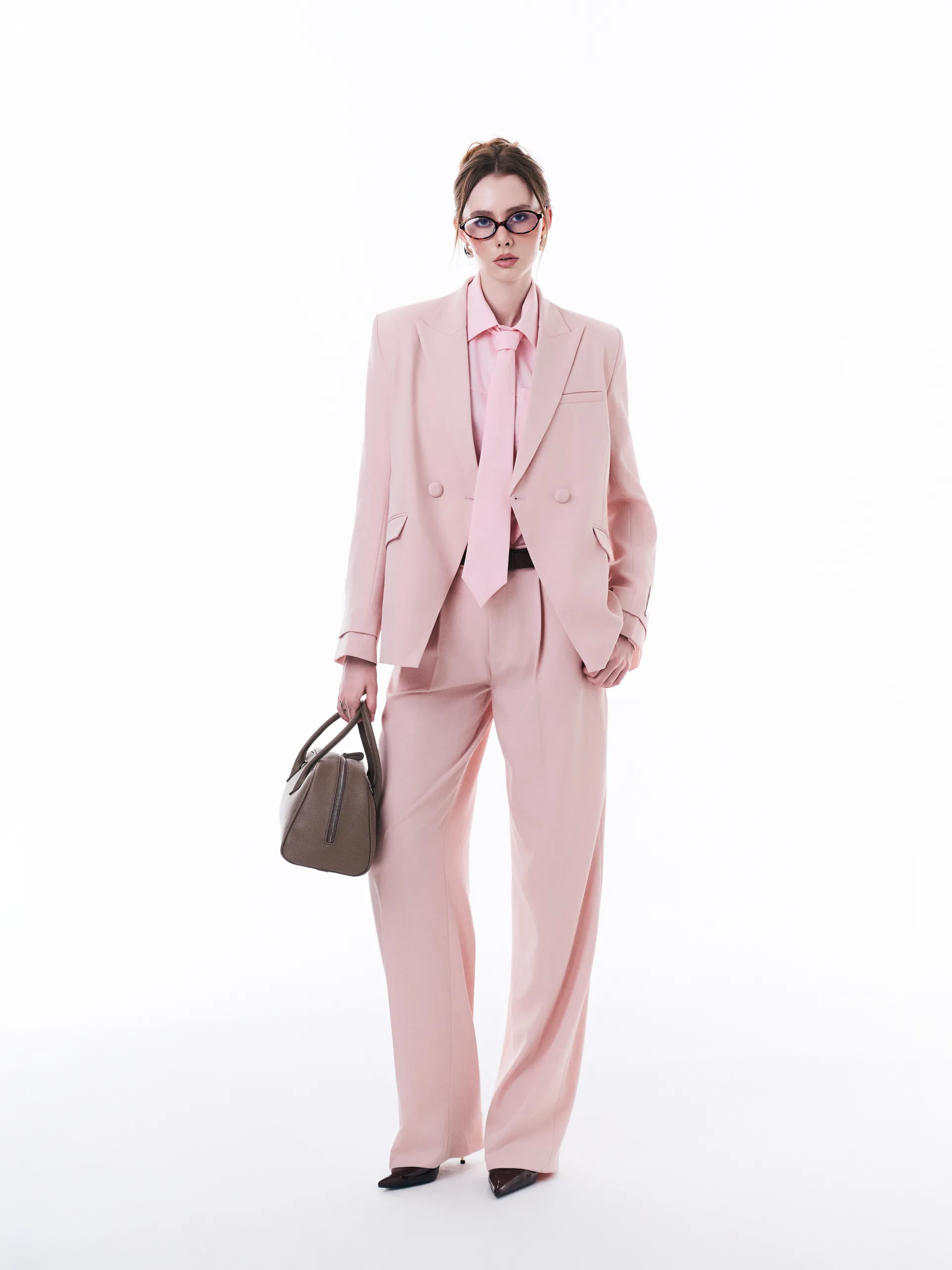 Axis Pants Pink Marshmallow — กางเกงเอวต่ำ สีชมพูมาร์ชเมลโล — 4