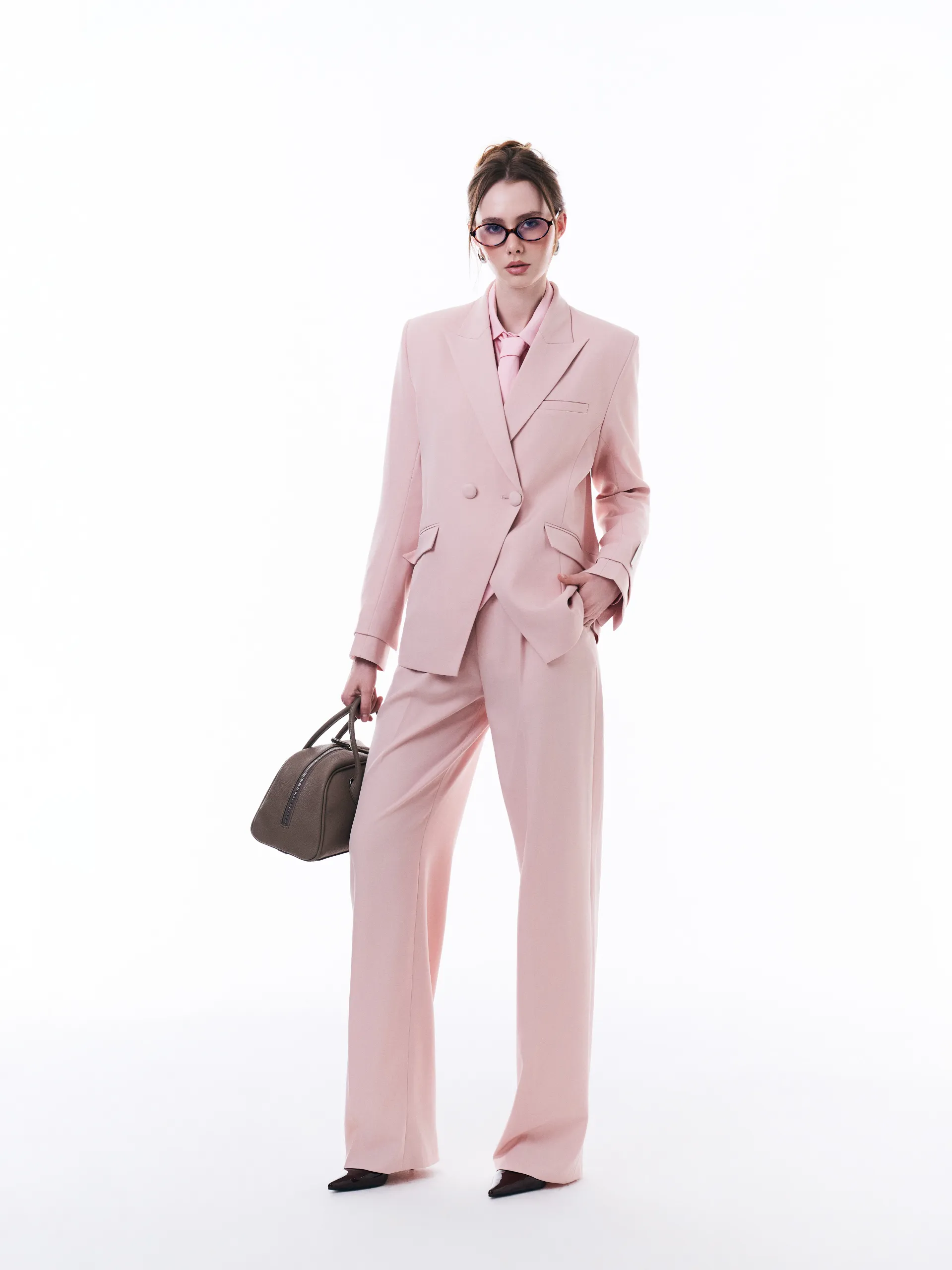 Axis Pants Pink Marshmallow — กางเกงเอวต่ำ สีชมพูมาร์ชเมลโล — 5