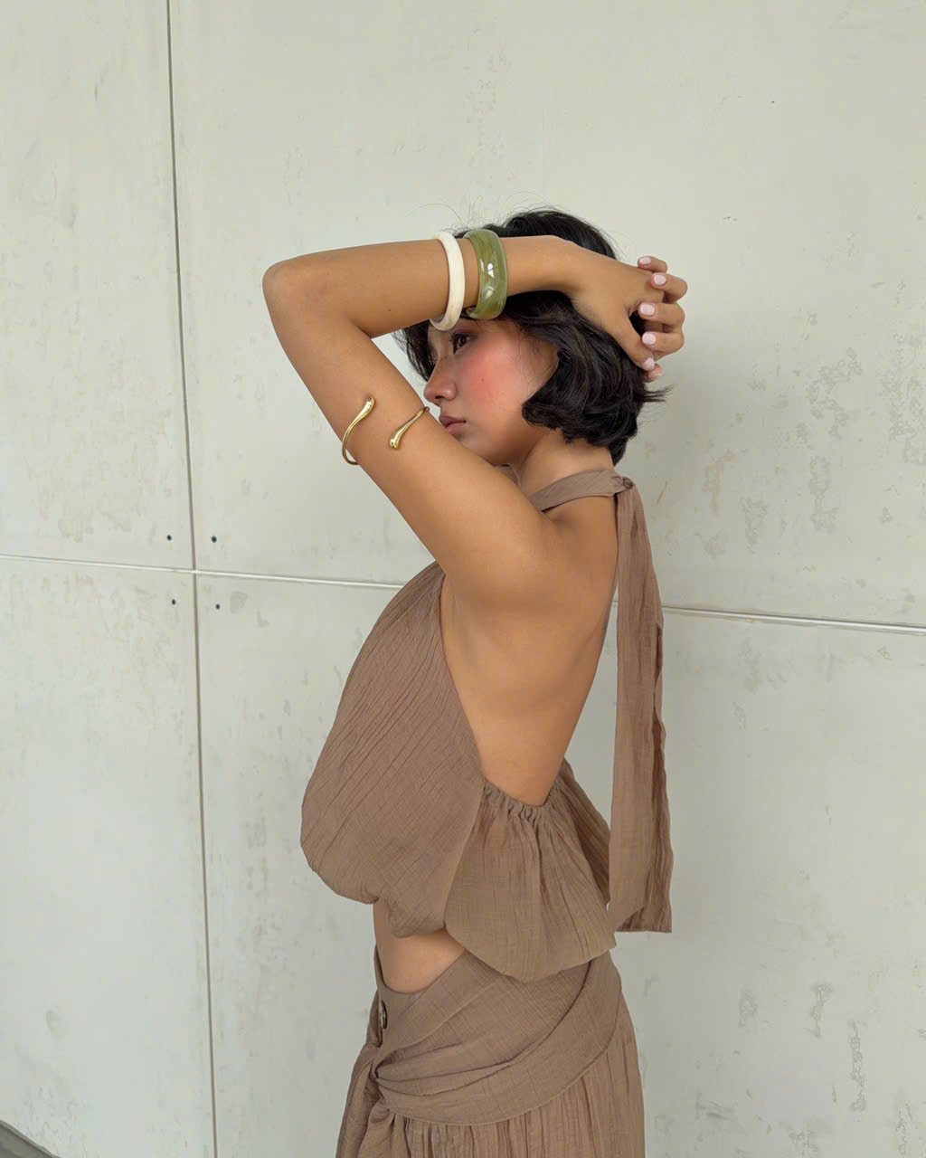 Hawaii Set — เซตเสื้อครอปกับกางเกงทรงบอลลูน — 7