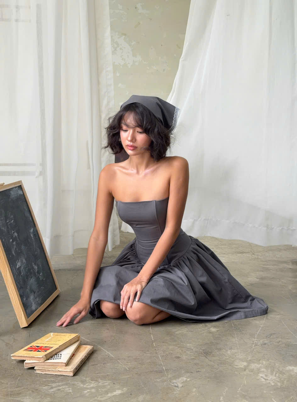 Lola Dress — เดรสเกาะอกแถมที่คาดผม — 2