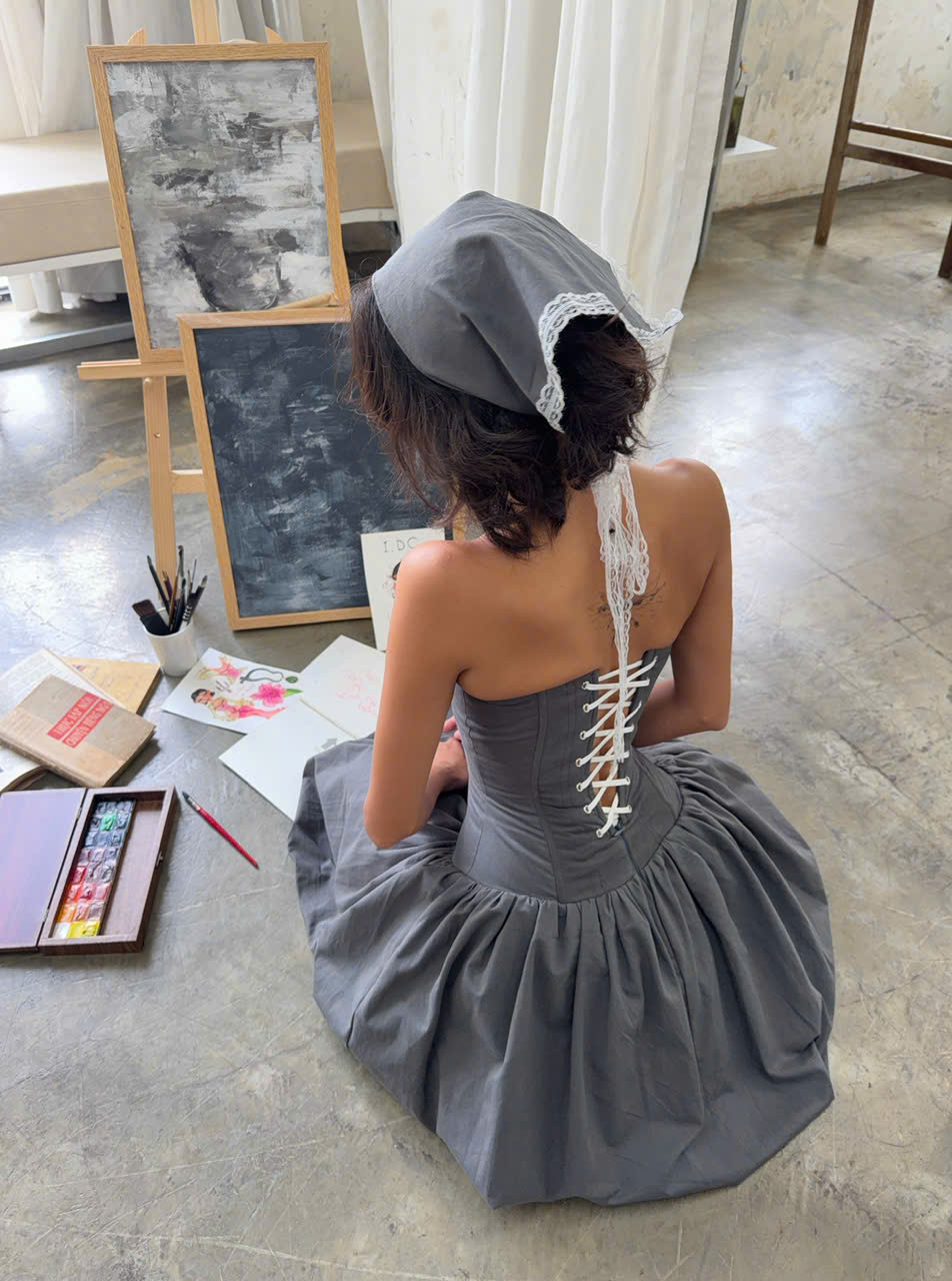 Lola Dress — เดรสเกาะอกแถมที่คาดผม — 4
