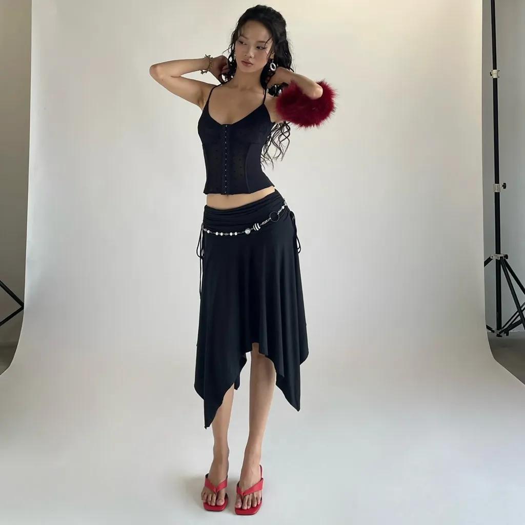 Raven Corset — คอร์เซ็ตผ้าตาข่ายเก็บเอว มีเซตให้เลือก