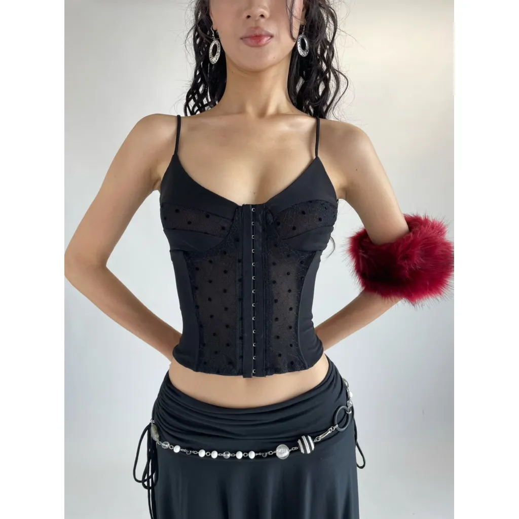 Raven Corset — คอร์เซ็ตผ้าตาข่ายเก็บเอว มีเซตให้เลือก — 3
