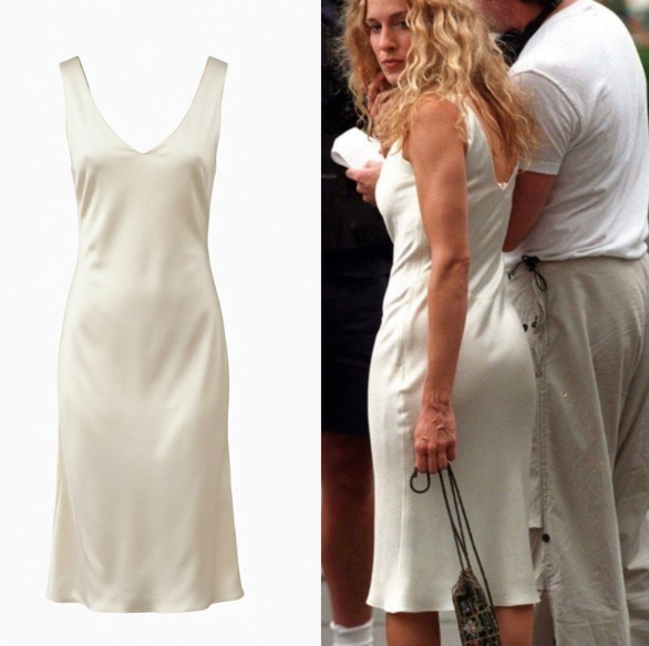 Revenge Dress — เดรสสีขาวทรงเรียบ สไตล์เรโทร — 2