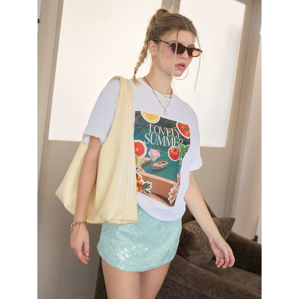 Jina Skirt — กระโปรงแต่งเลื่อมประกายมีซับใน — 2