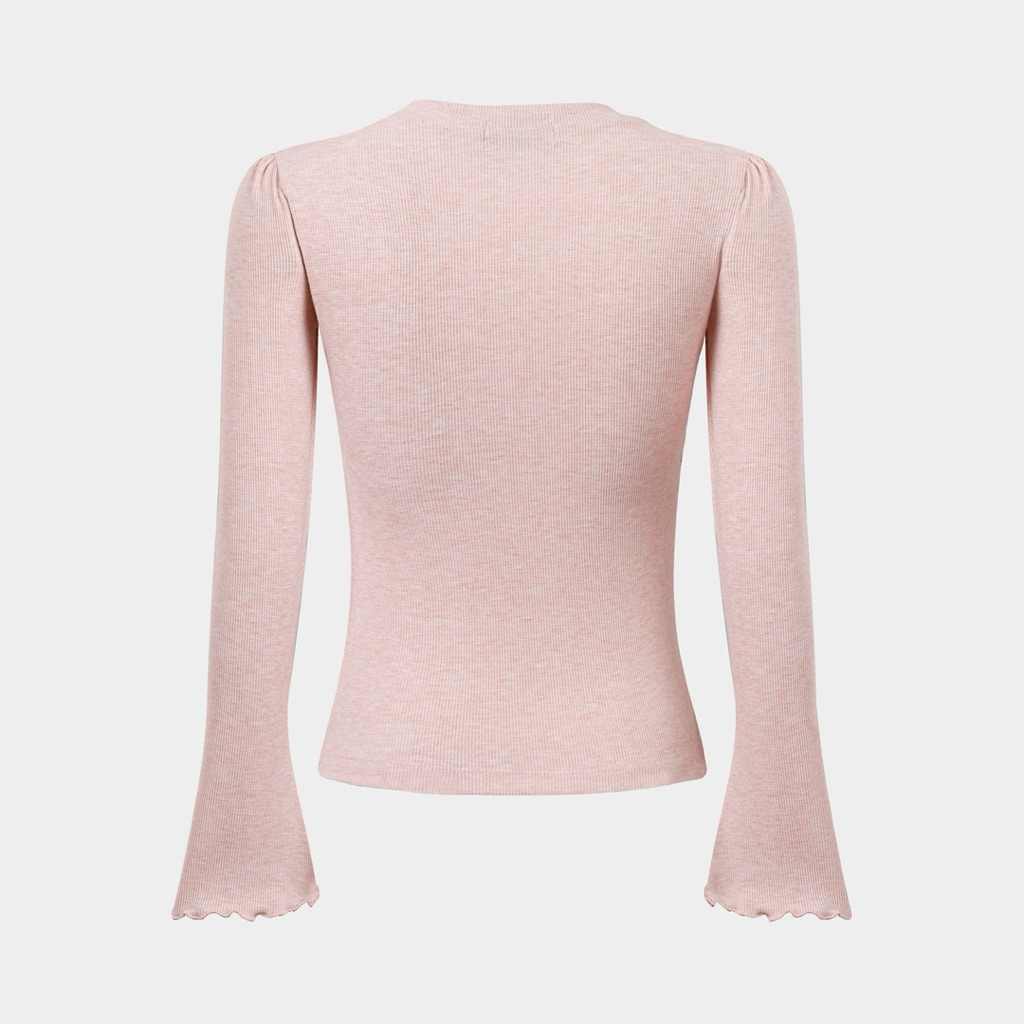 Josie Top — เสื้อแขนยาวแต่งระบายหน้าอก — 7