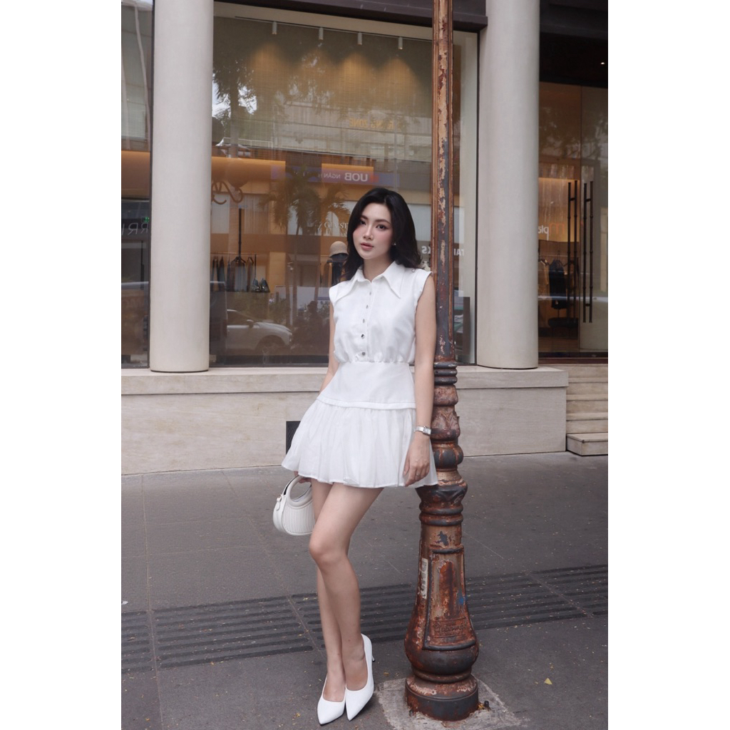 Chloe Dress — เดรสสีขาวหรูหรา — 7