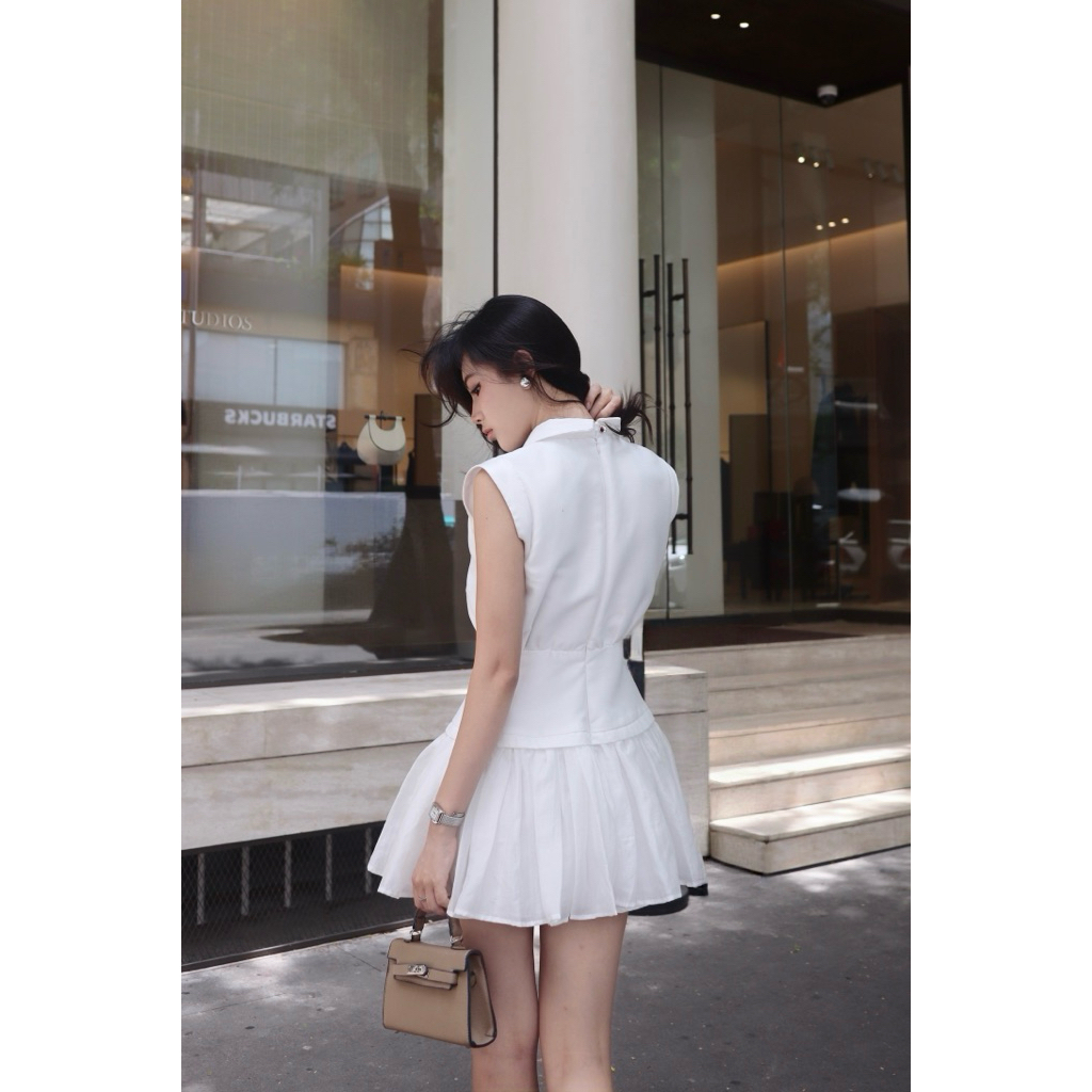 Chloe Dress — เดรสสีขาวหรูหรา — 8