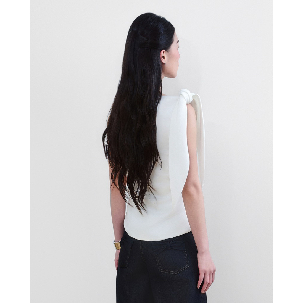 Lana Bow Top — เสื้อผูกโบว์ — 3