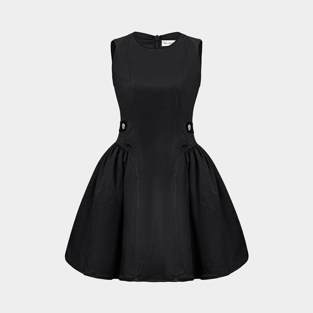 Cassandra Dress — เดรสผ้าคากี ทรงสุภาพ — 4
