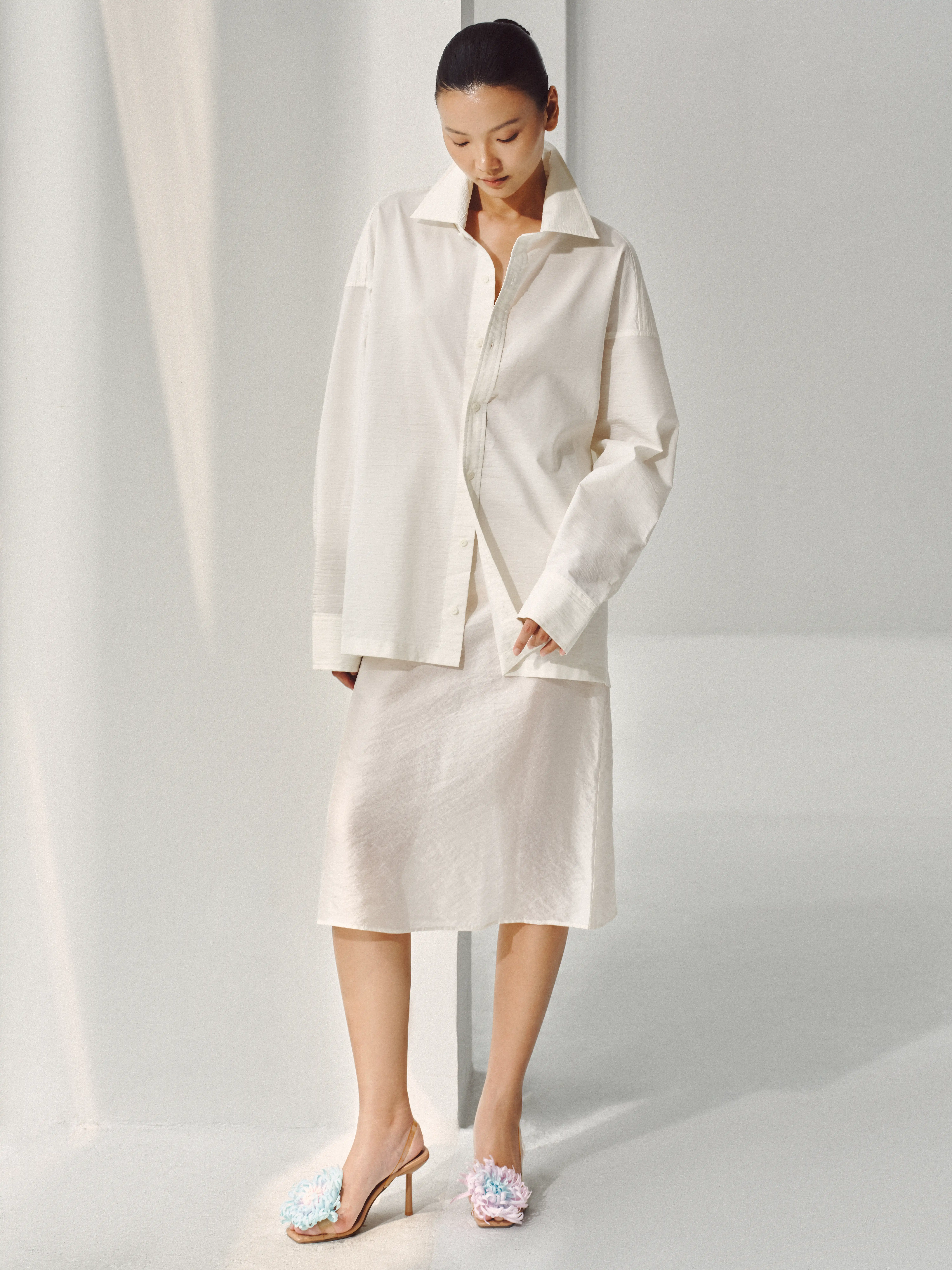 [AGENDER PROJECT] UNISEX - ÁO SƠ MI OVERSIZED LYOCELL