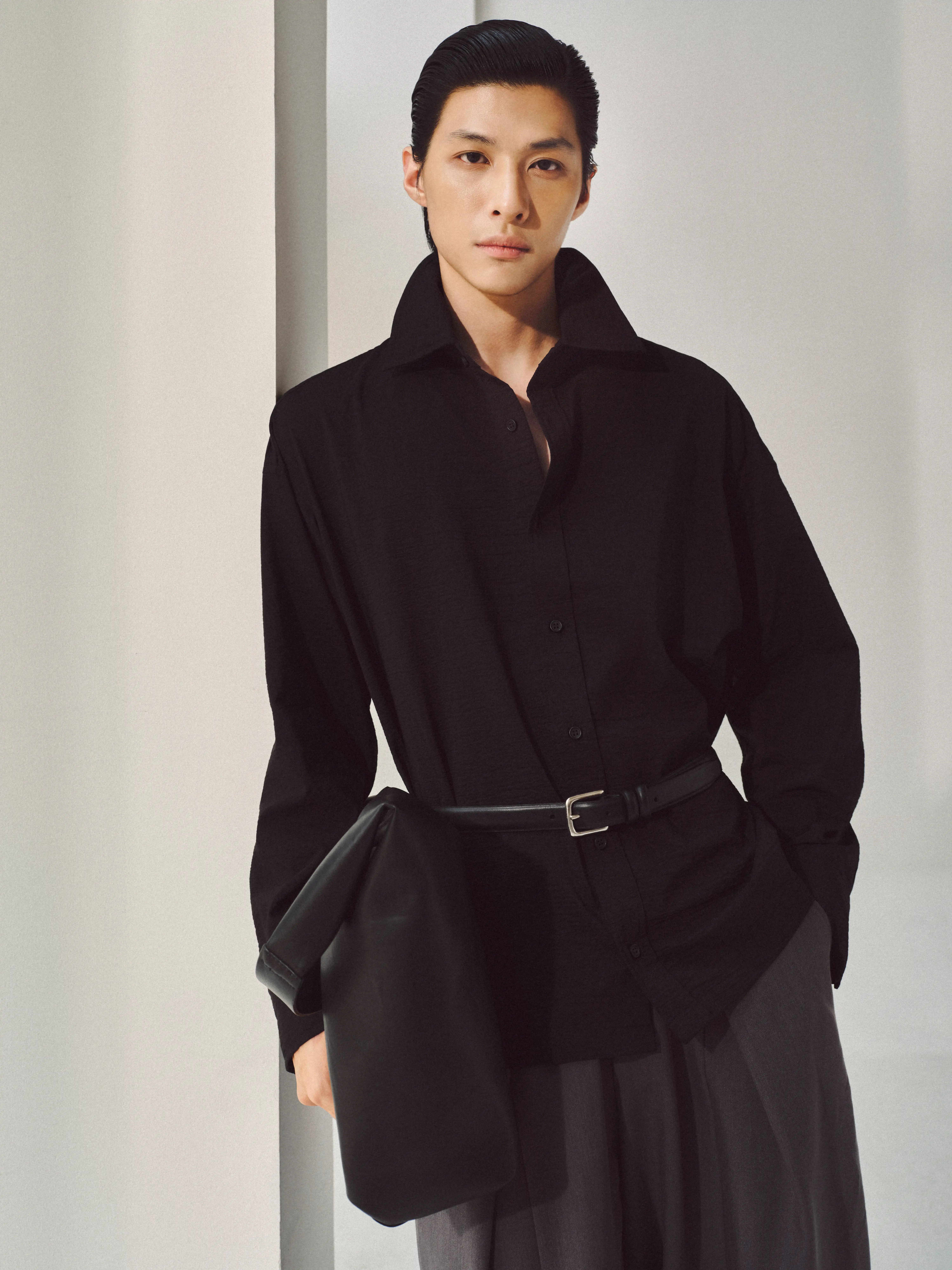 [AGENDER PROJECT] UNISEX - ÁO SƠ MI OVERSIZED LYOCELL — 4