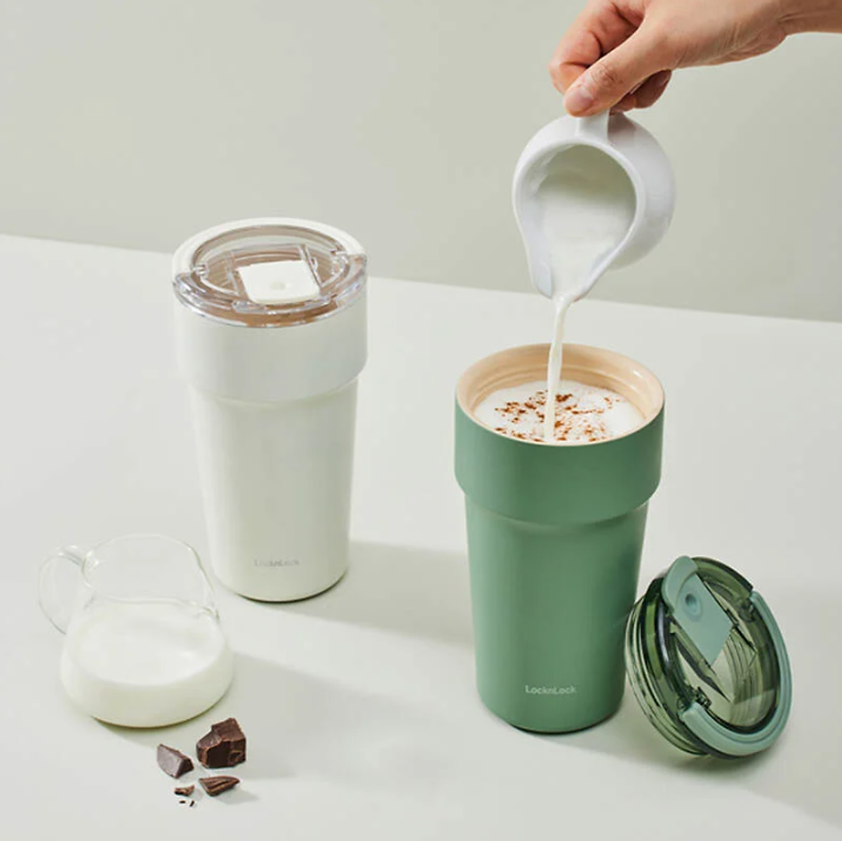 แก้วเก็บอุณหภูมิ 900 ml มีหลอด — 3