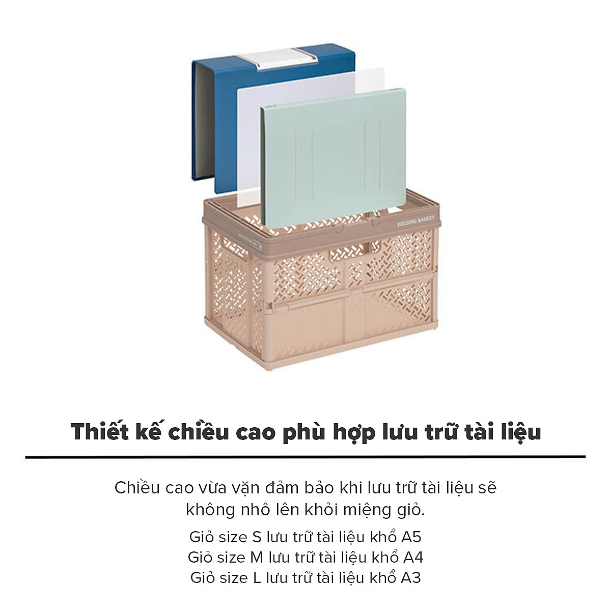 ตะกร้าพลาสติกอเนกประสงค์ มีหูจับ — 3